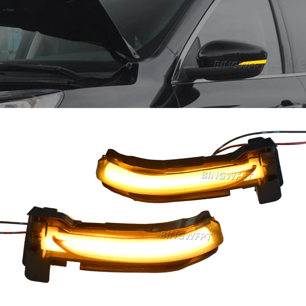For Ford Kuga MK3 CX482 Escape 2019 2020 2021 Auto Parts Dynamic LED Turn Signal Light Rearview Mirror Sequential Indicator