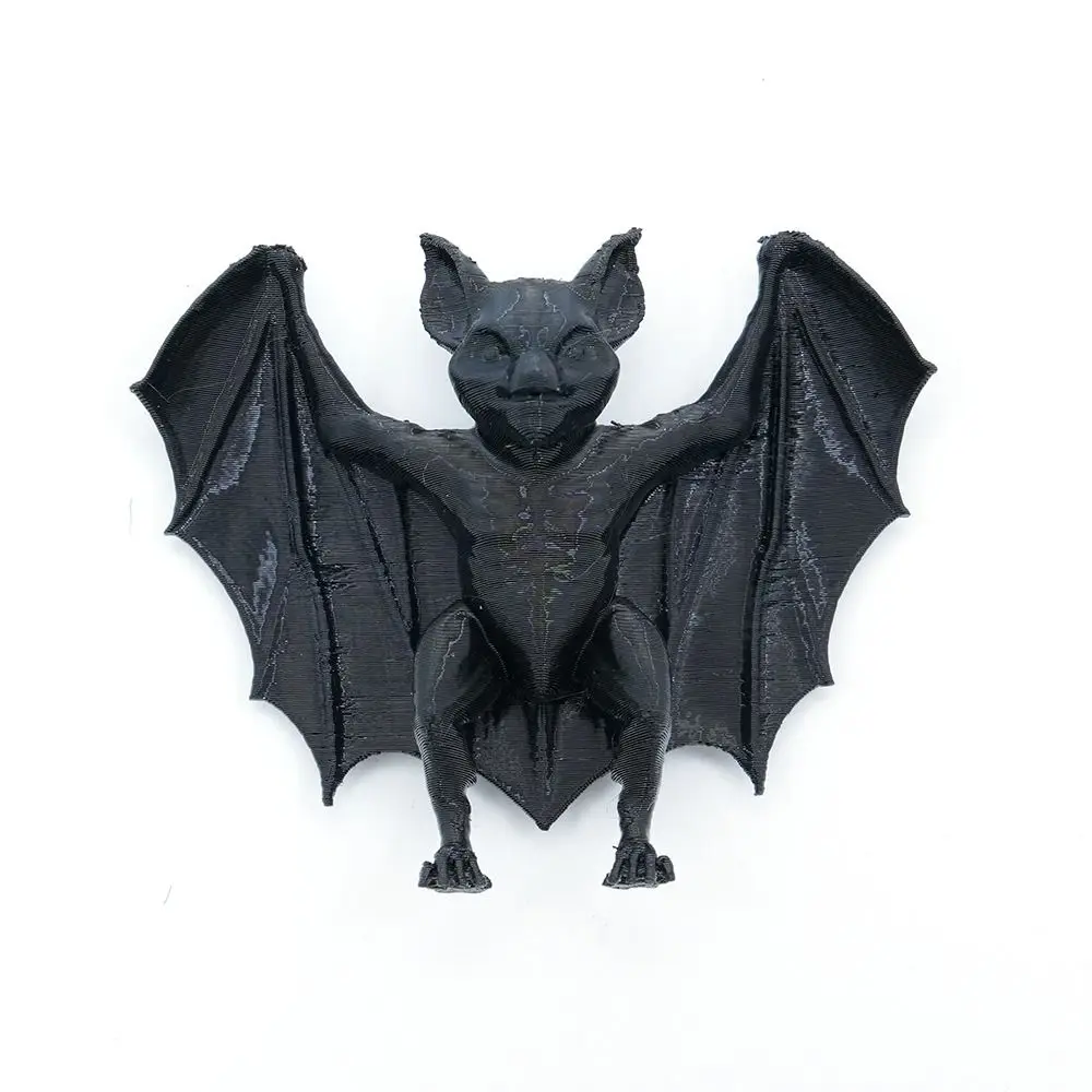 4/6PCS 3D Halloween Decorations Bat Spider PET Spider Magnetic Decals Magnetic Realistic Look Bat Refrigerator Sticker