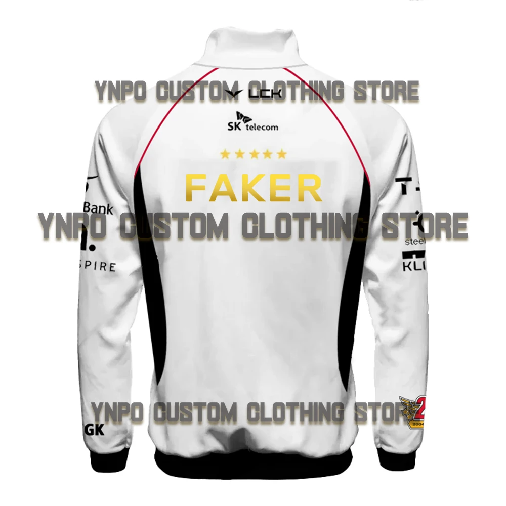 2024 T1 E-sports Club Global Finals Limited Jersey Jacket Faker Fans Support Fashion Coat League Of Legends Game Trendy Clothing