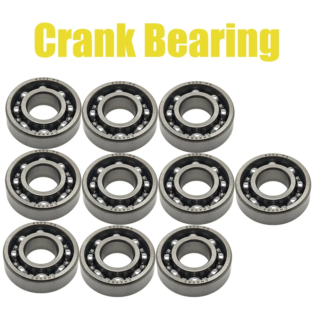 10pcs/lot Crankshaft Ball Bearing Kit for Husqvarna 268 272 61 340 345 350 351 353 357 359 362 365 371 372 Chainsaw #738220225