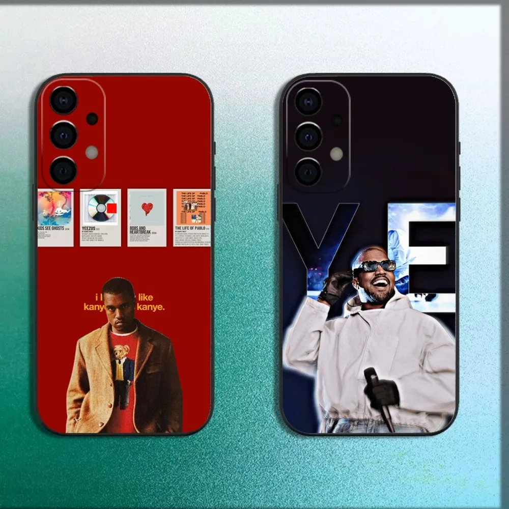 Cool K-Kanye Rapper Phone Case For Samsung Galaxy A13,A21s,A22,A31,A32,A52,A53,A71,A80,A91 Soft Black Cover