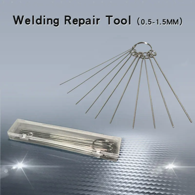 10 Kinds Stainless Steel Needle Set PCB Electronic Circuit Through Hole Needle Desoldering Welding Repair Tool 80mm 0.5-1.5mm