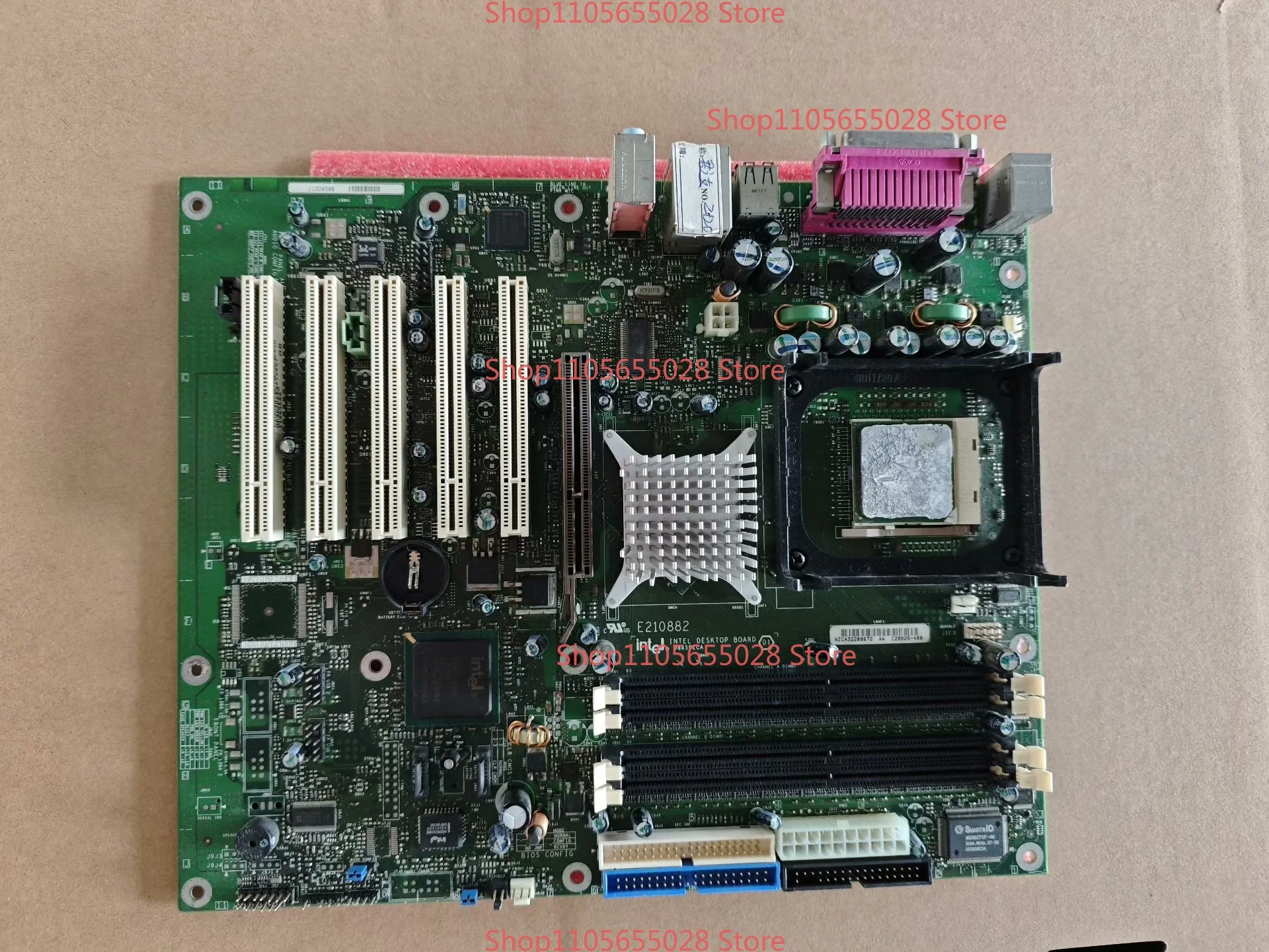 For Intel D865PECA main board 478 pin interface support Pentium four CPU integrated graphics card, test