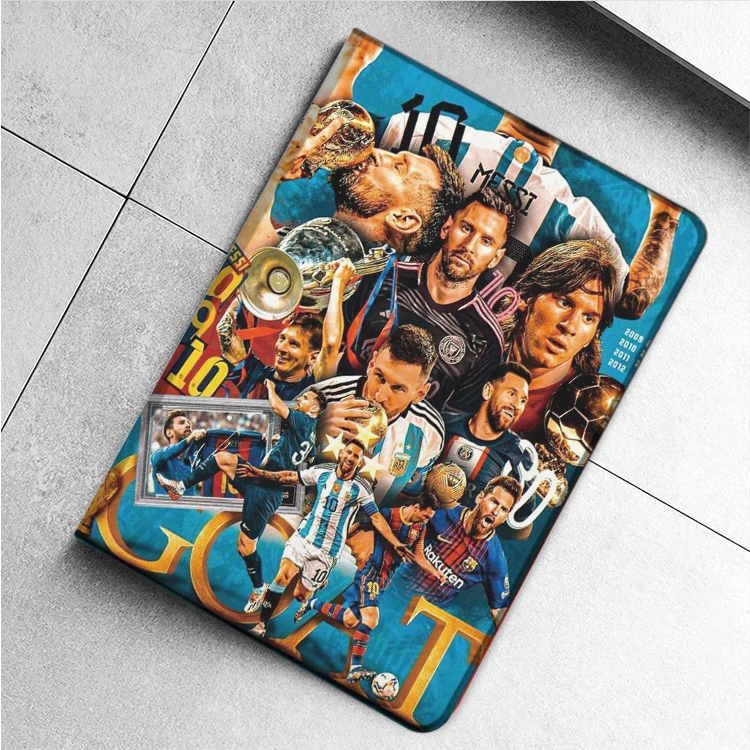 

Football Superstar M-Messi Case For iPad 10.2 7th 8th Air 1 2 3 Mini 1 2 3 5 Case Luxury Silicone For iPad Air 4 iPad Pro11 Case