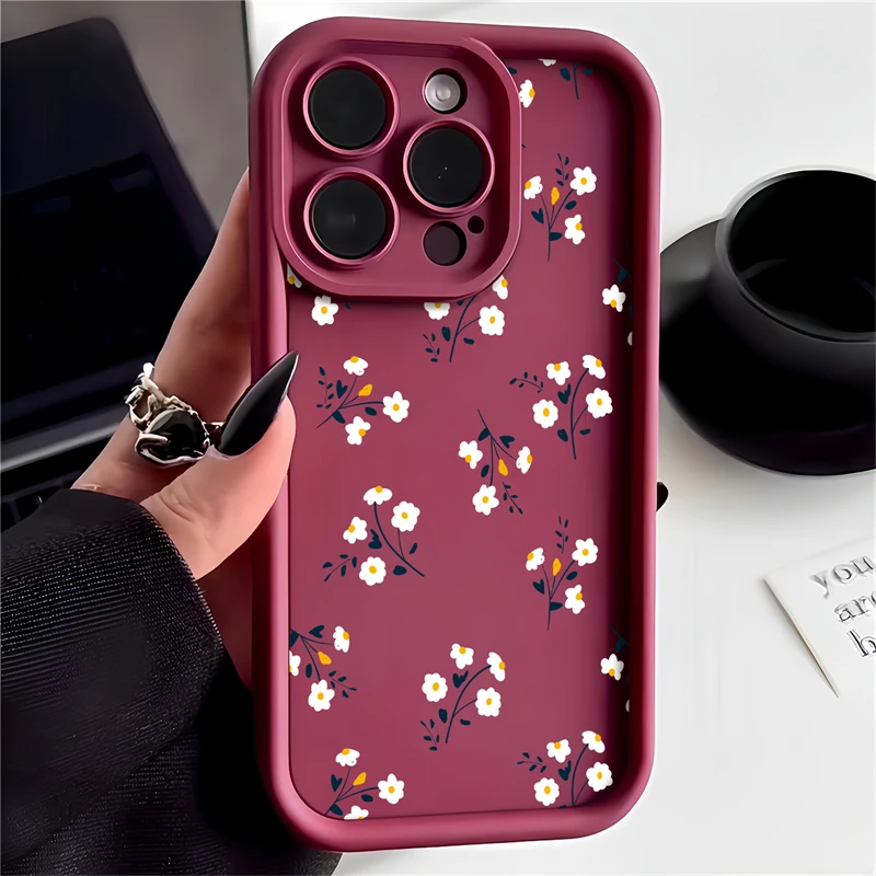 Cute Flower Silicone Phone Case For Huawei Honor 50 90 20 9X Pro X9 X30 Y9 Prime 2019 Magic 5 Pro Shockproof Soft Cover Coque