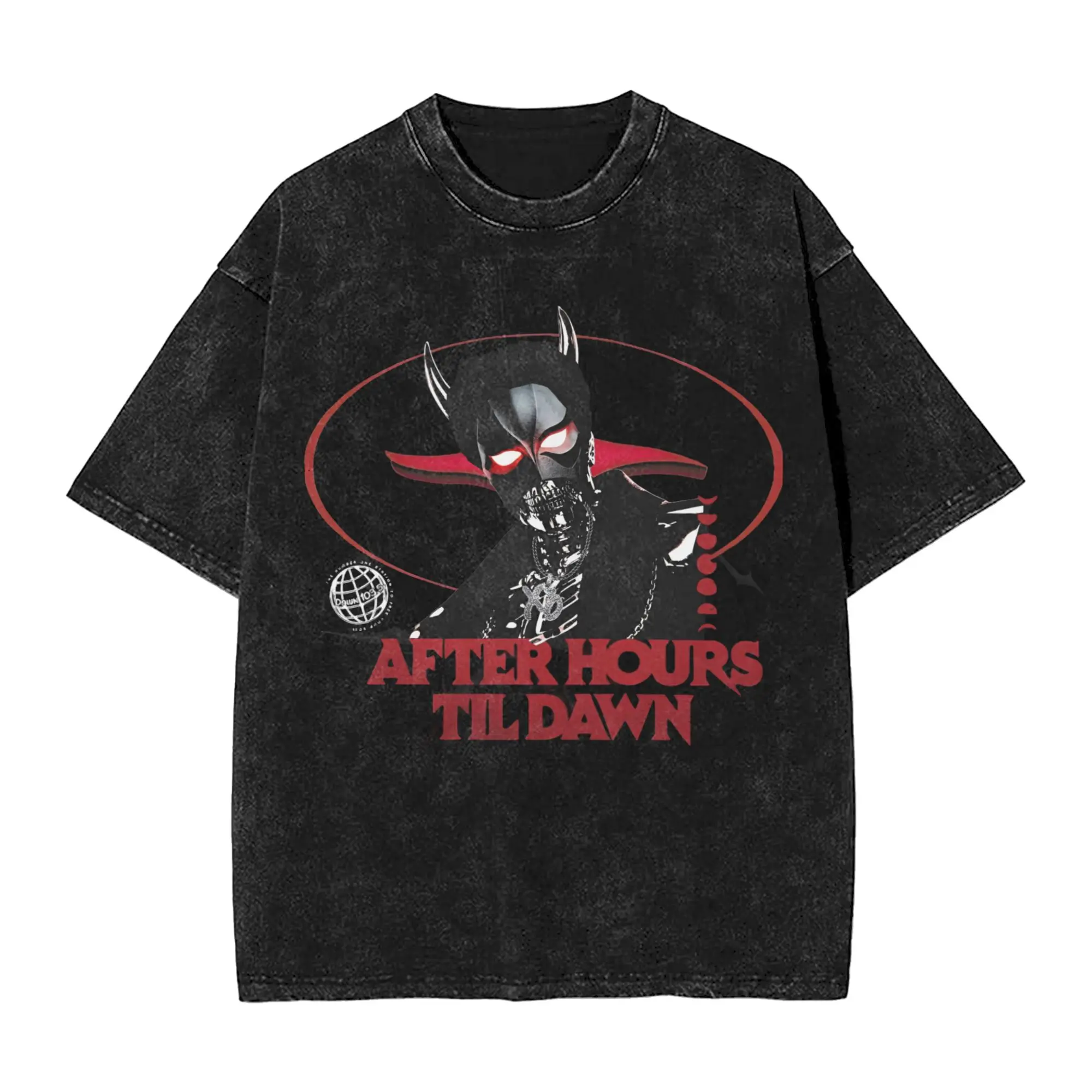 Harajuku Washed Shirts The Weeknds After Hours til Dawn Stadium Tour 2026  Outfit Retro T-Shirts Oversize  Streetwear