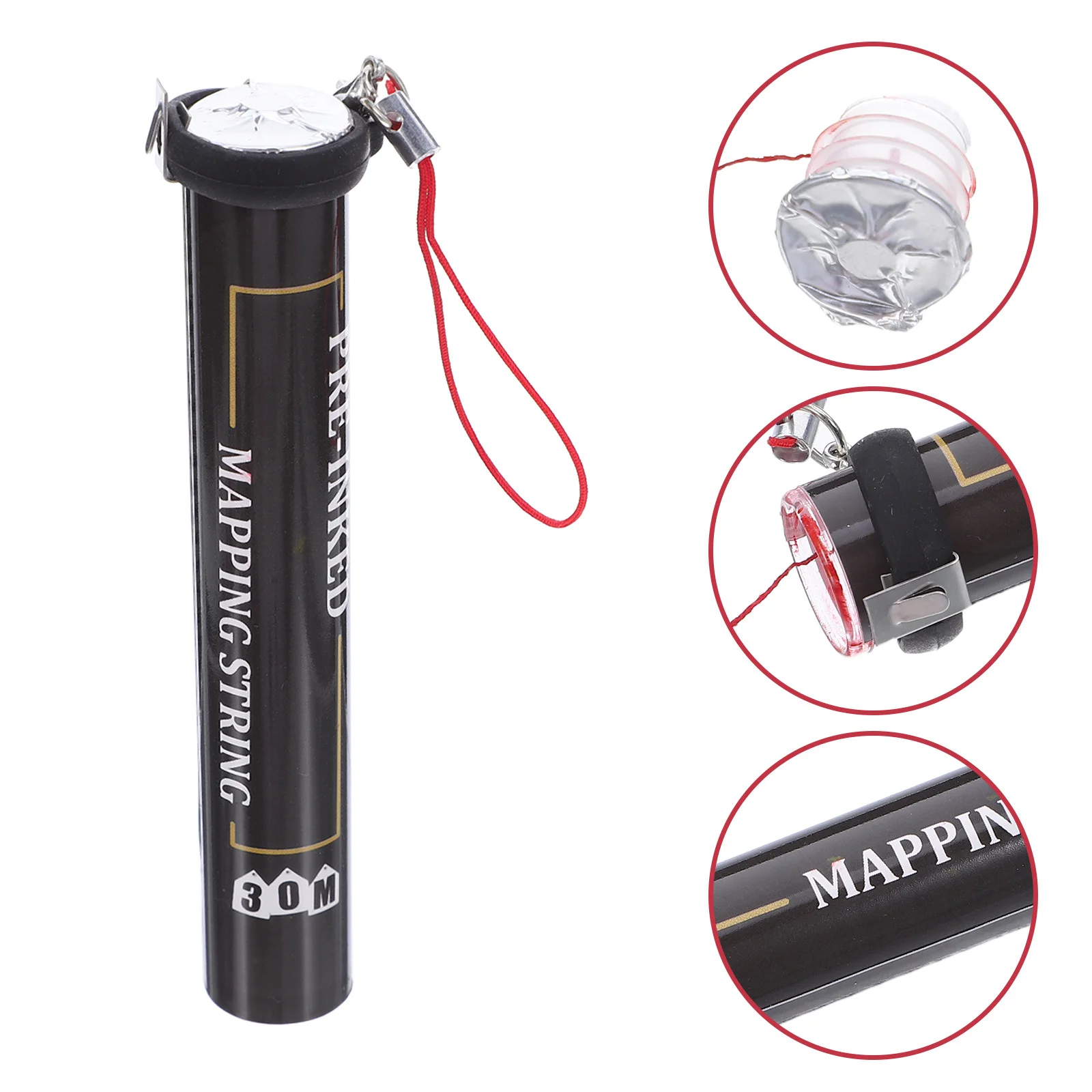 

2pcs 30-Meter Mapping String Extra Long Brow Positioning Tool Portable Transparent Tube Professional Eyebrow Ruler Multi