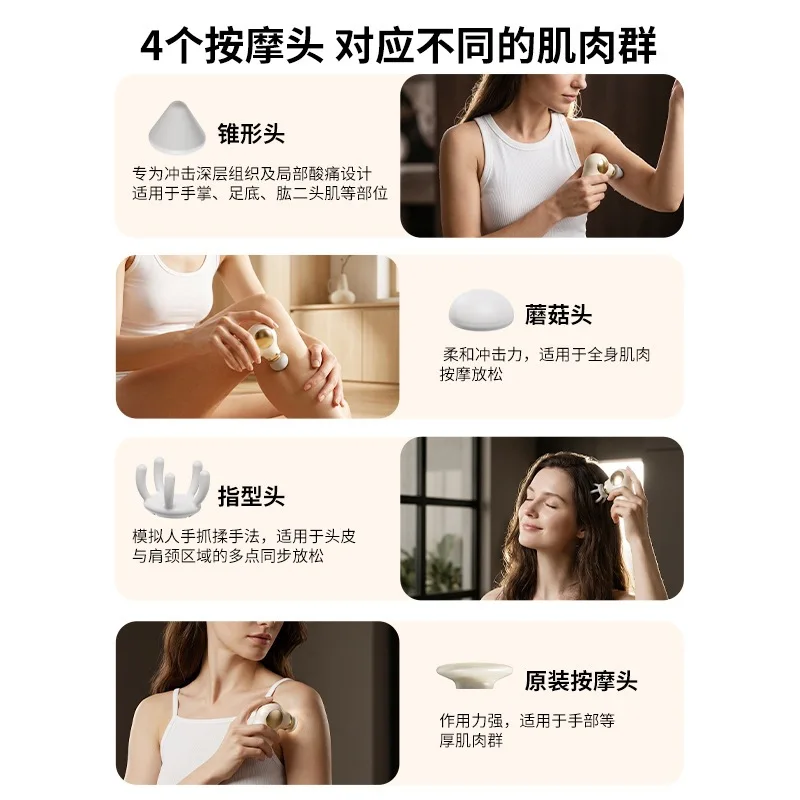 Smart mini pocket fascia gun muscle relaxation electric transmission new portable mini massage