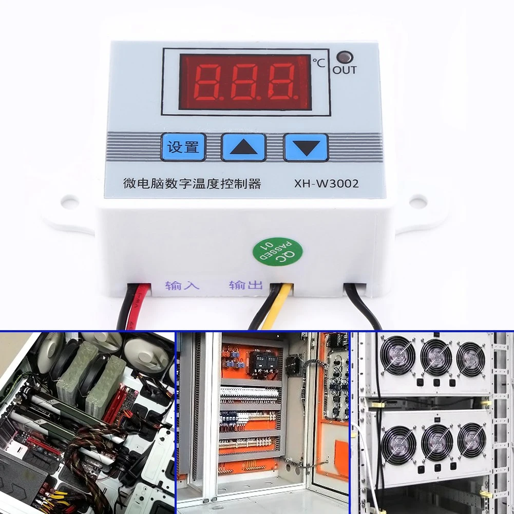 Contrôleur de température régulateur de température numérique contrôle de Thermostat avec capteur de sonde