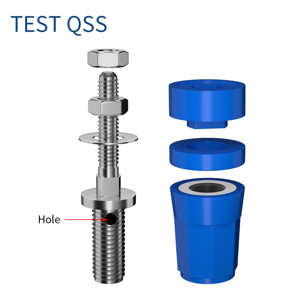 QSS 5PCS 4MM Banana Socket Binding Post Nut Banana Plug Jack Electrical Connector Terminal DIY Parts Q.50010