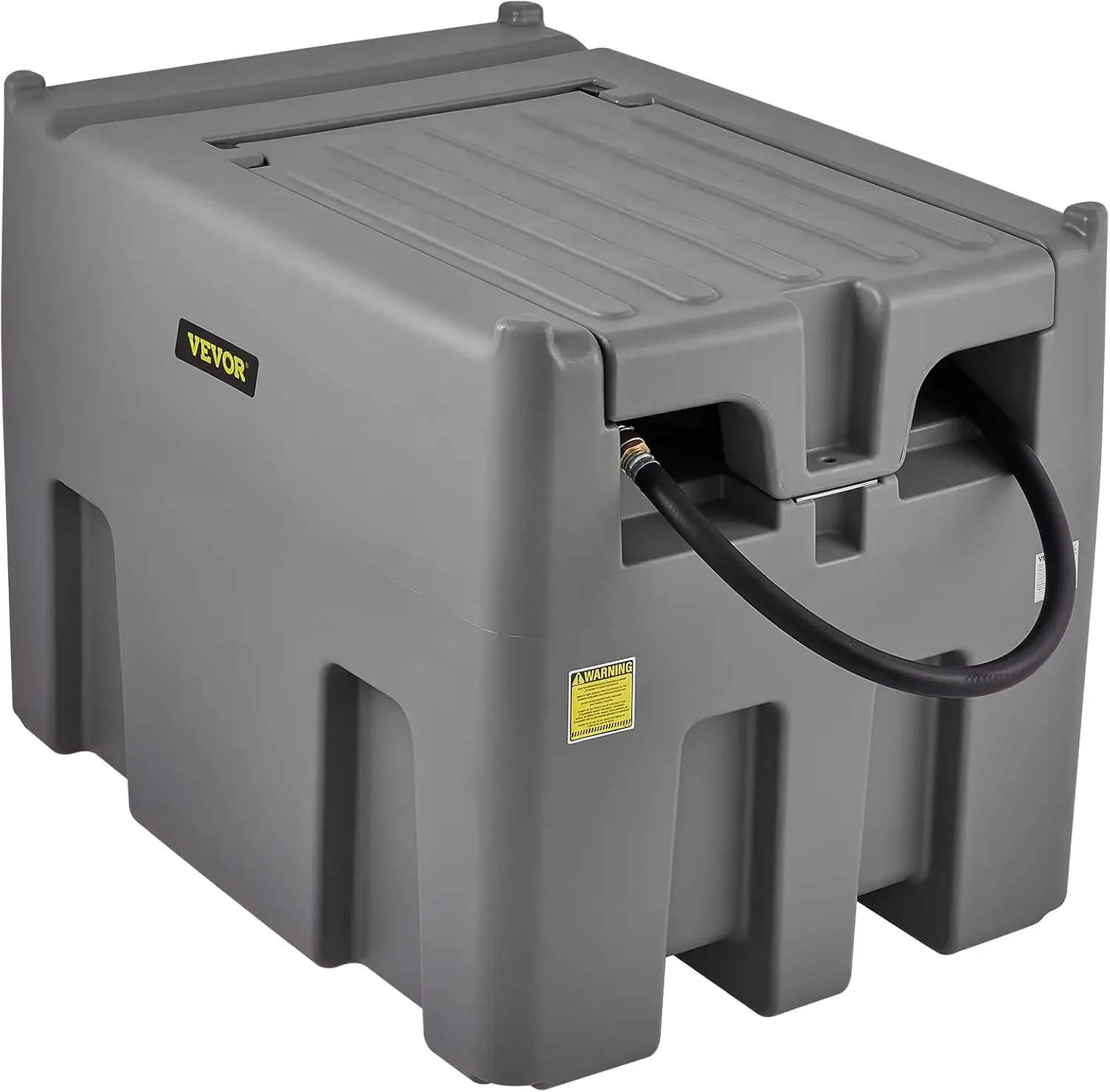 Portable Diesel Tank, 116 Gallon Capacity & 10 GPM Flow Rate, Diesel Fuel with 12V Electric Transfer Pump and 13.1ft Rubber