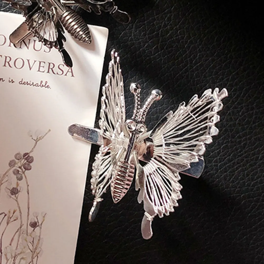 

5Pcs Butterfly Duckbill Hair Clips Metal Barrettes Women Hairpins Hair Accessories for Party Travel Date Butterfly Clips