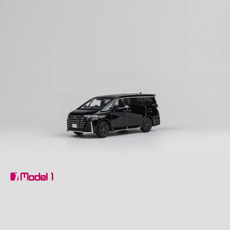 ใหม่ยี่ห้อรุ่น 1 รถ 1/64 Toyota VELLFIRE ALPHARD จําลองรถรุ่นห้องจอแสดงผลรถยนต์รุ่นของขวัญวันเกิดเด็ก