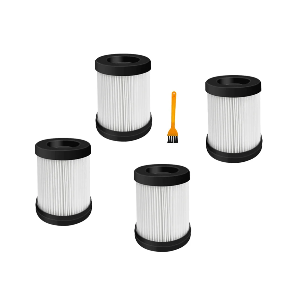 แผ่นกรอง HEPA FSV001 4ชิ้นสำหรับ FSV101 FSV001ยีราฟ G160และ G165 A300ชิ้นส่วนเครื่องดูดฝุ่นไร้สาย