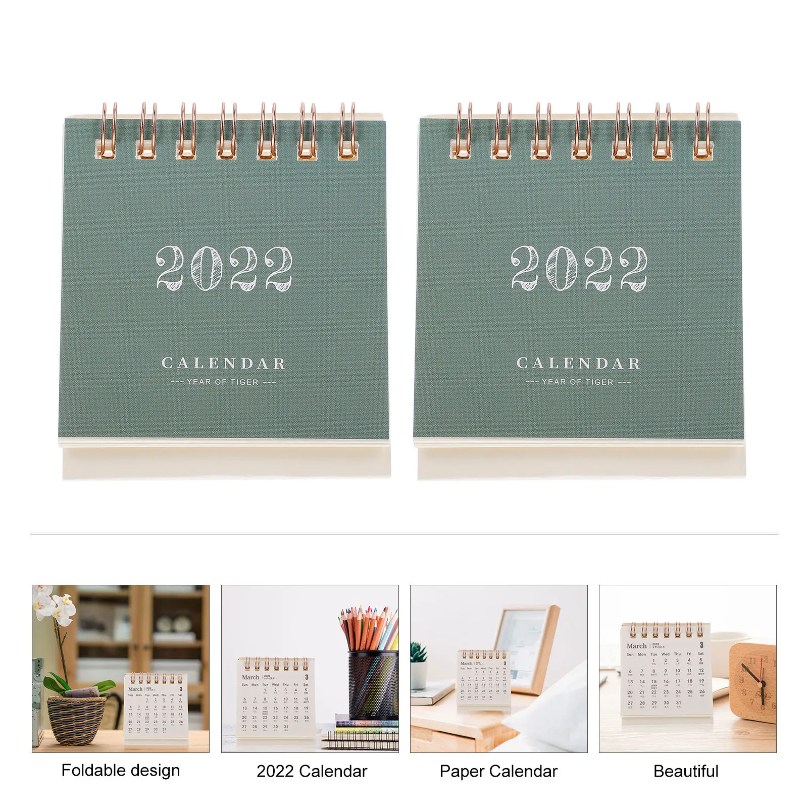

5 шт. мини-милый для домашнего офиса, настольный стол для 2022, декор, декор для расписания, декоративный календарь, настольный календарь