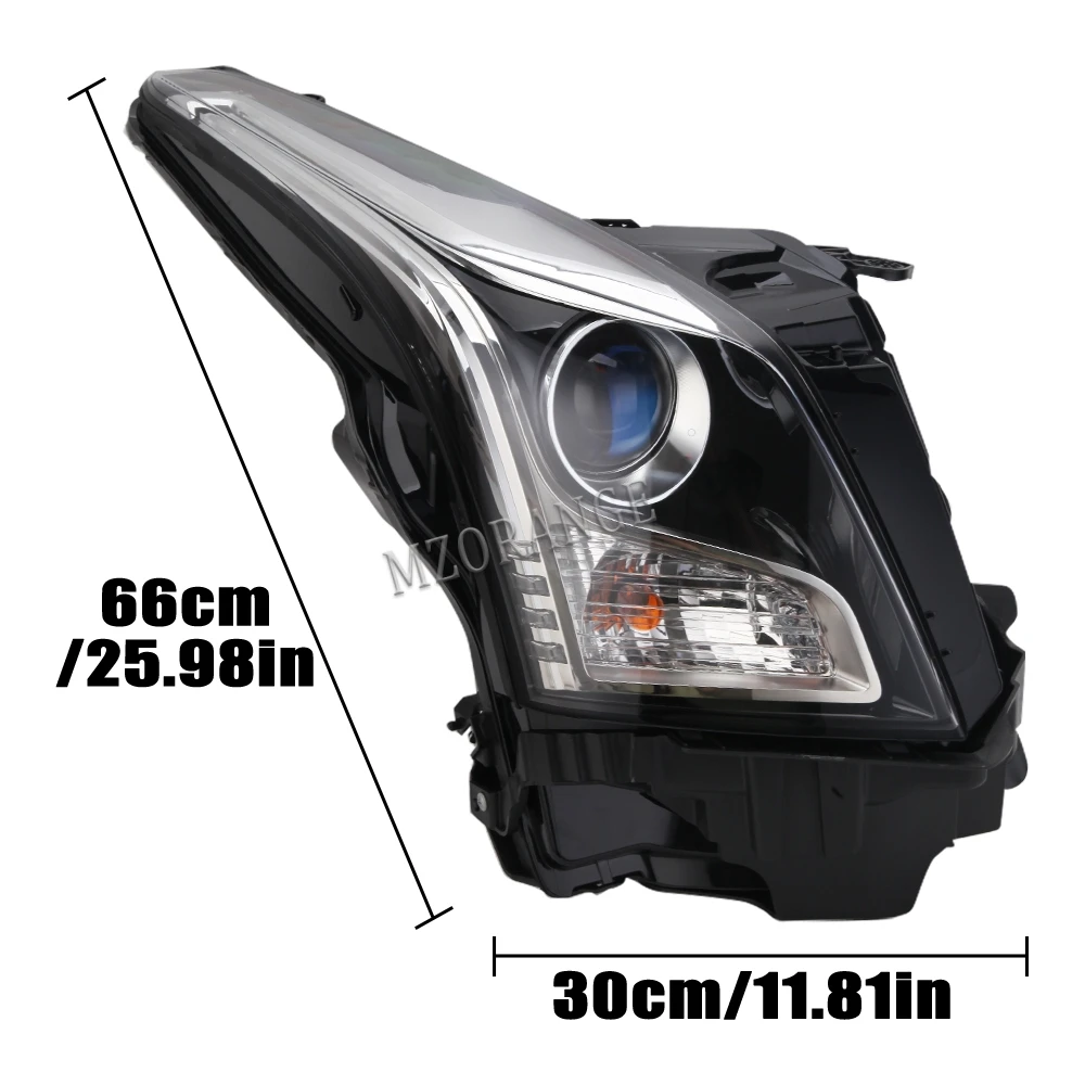 1 قطعة المصباح الهالوجين لكاديلاك ATS ATS-L 2013-2018 النهار تشغيل أضواء مؤشر السيارات كشافات الجبهة كشافات الجمعية #5