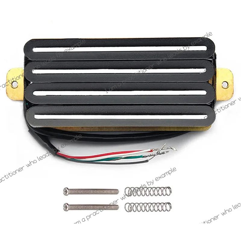 ST TL LP High Output Track Four Coil Dual Pickup Metal Style Black, White and Yellow Optional