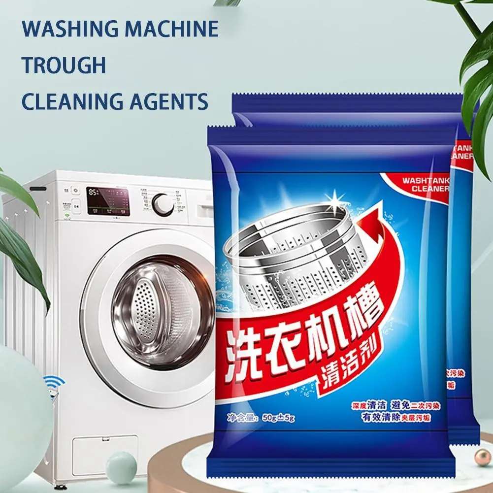 2Pcs Washing Machine Cleaner Effervescent Tablets Deep Cleaning Washer Machine Remove Dirt Detergent Bathroom Cleaner