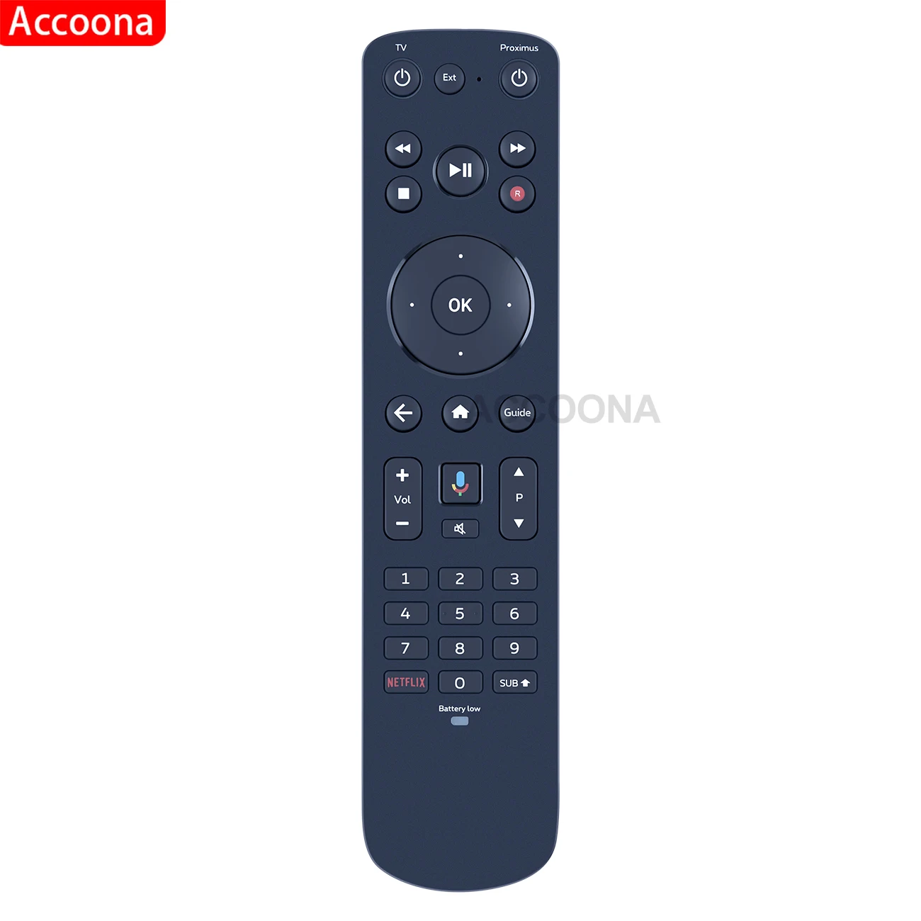 جهاز التحكم عن بعد الصوتي rc4083402/01br ، ل adsl-bc ، القرب ، التلفزيون ، v7