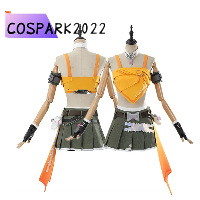 

Mercy Cosplay Angela Fantasia Ziegler Costume Disguise Adult Women Vest Skirt Belt Gloves Outfits Halloween Carnival Party Suit
