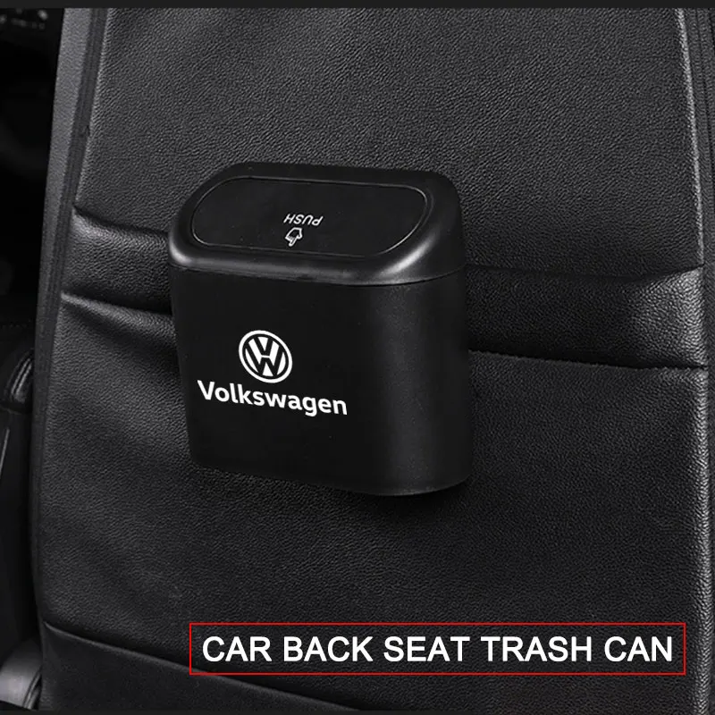 Car Trash Can Storage Box Vehicle Multifunctional Garbage Dust Case For Volkswagen VW Golf-6 POLO B5 B6 B7 Caddy Tiguan Scirocco