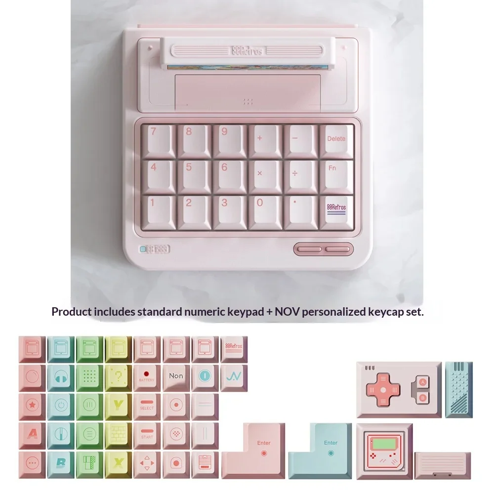 レトロGB PAD ワイヤレスキーボード CNCアルミ