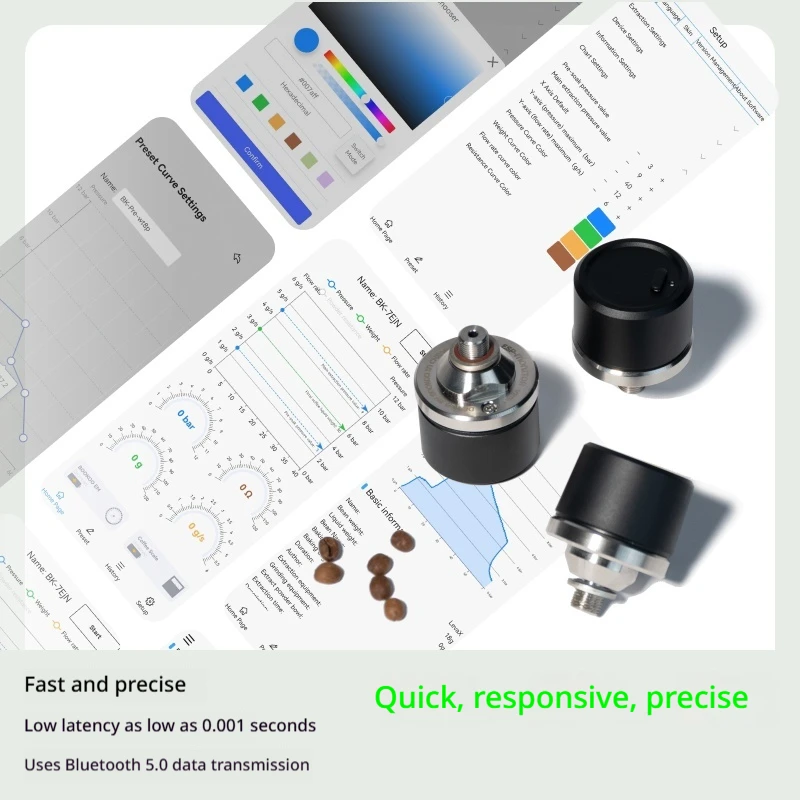 Bookoo Pressure Sensor Espresso Monitor Fast Sensitive Precise Bluetooth 5.0 For Flair 58 E61 Espresso Coffee Machine