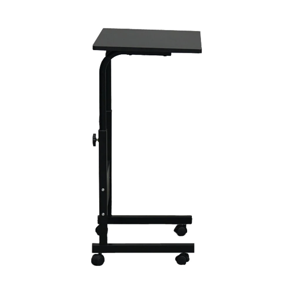 Removable Chipboard & Steel Side Table with Baffle Black，Study desk, home office desk