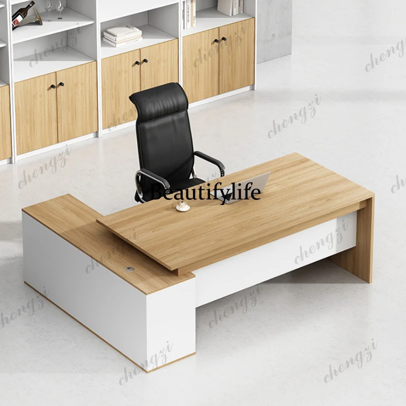 Organizer Office Computer Table Base Gaming Drawer Writing Study Computer Desks Storage Wooden Set Biurka Komputerowe Furniture