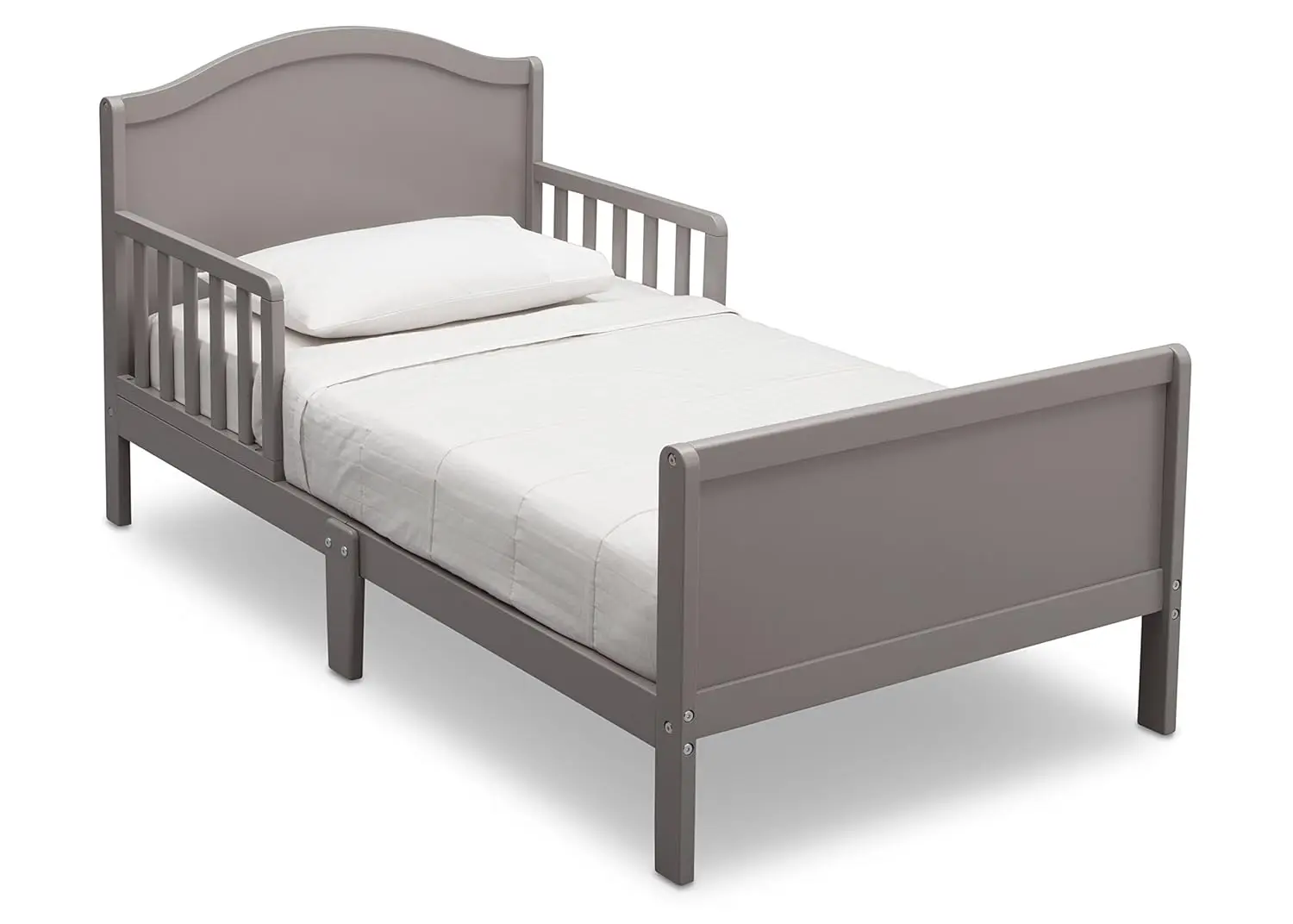 Children Bennett Wood Toddler Bed - Greenguard Gold Certified, Grey