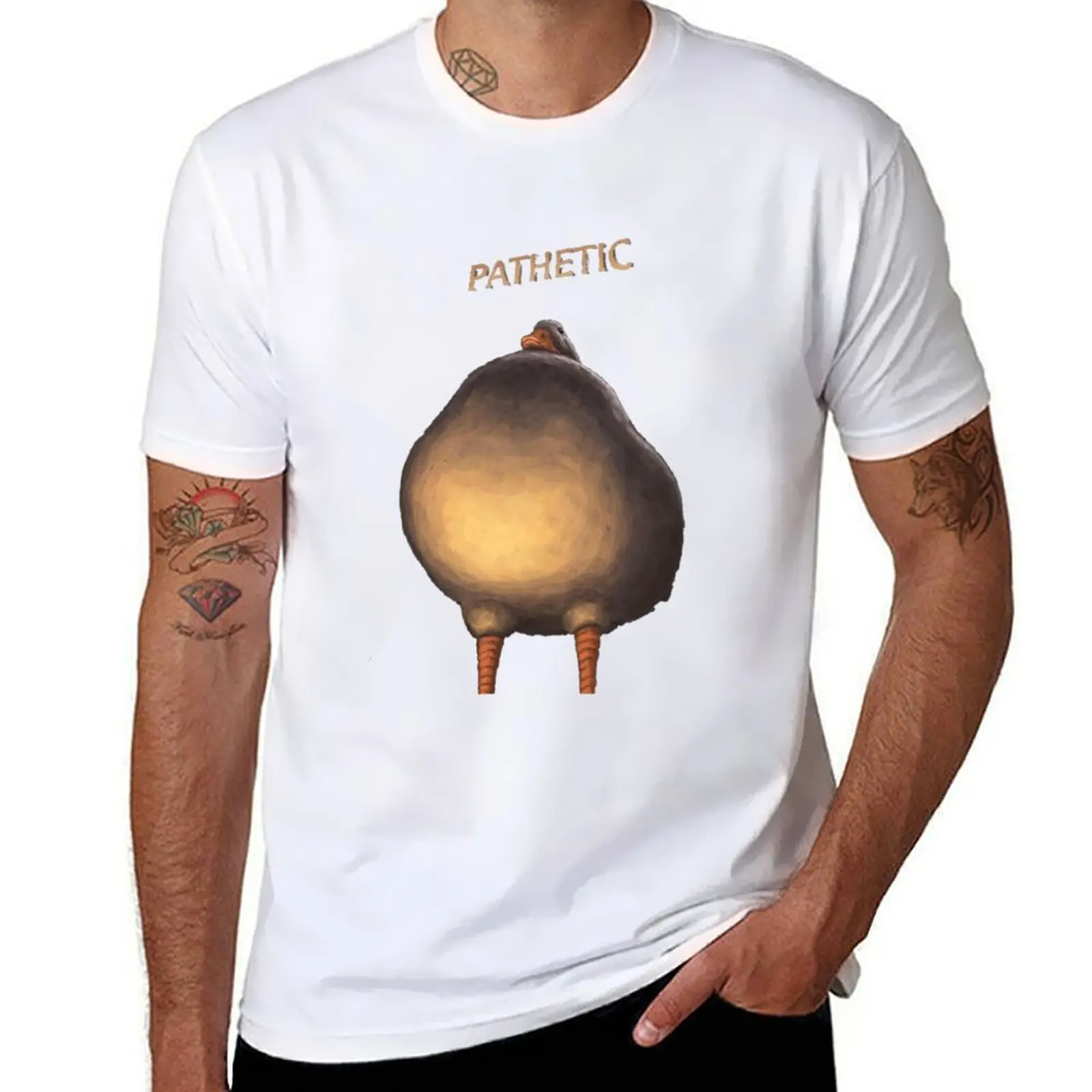

Judgmental Duck pathetic T-Shirt cotton t shirt man men t shirt cotton 100% T-Shirt
