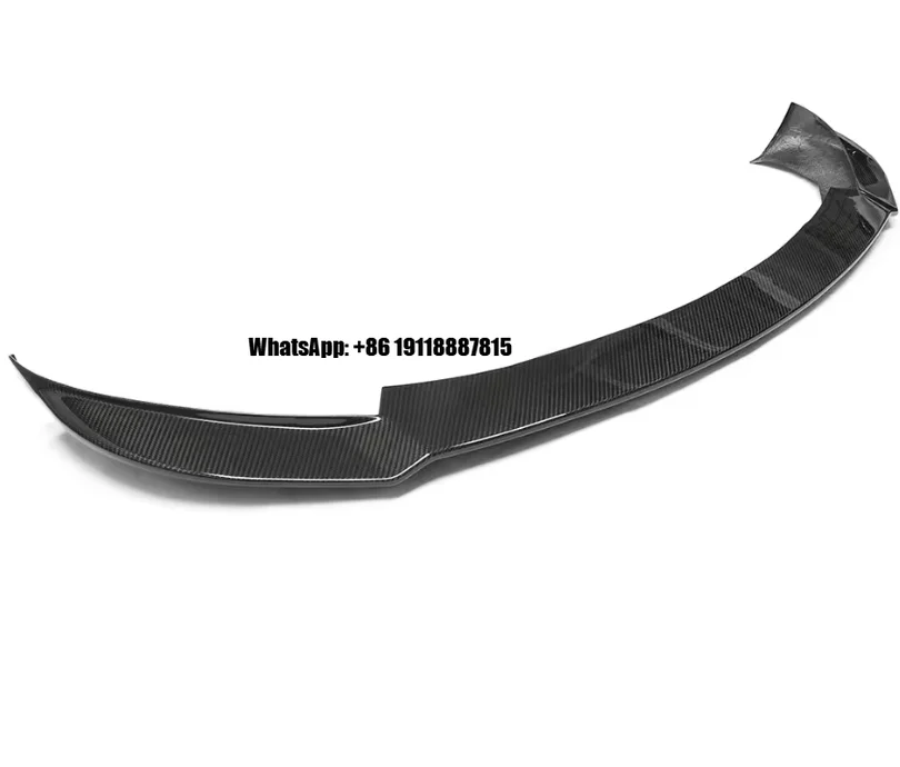 

Dry Carbon Fiber New Front Bumper Lip Splitter for Tesla Model 3 2024+Protective Front Shield