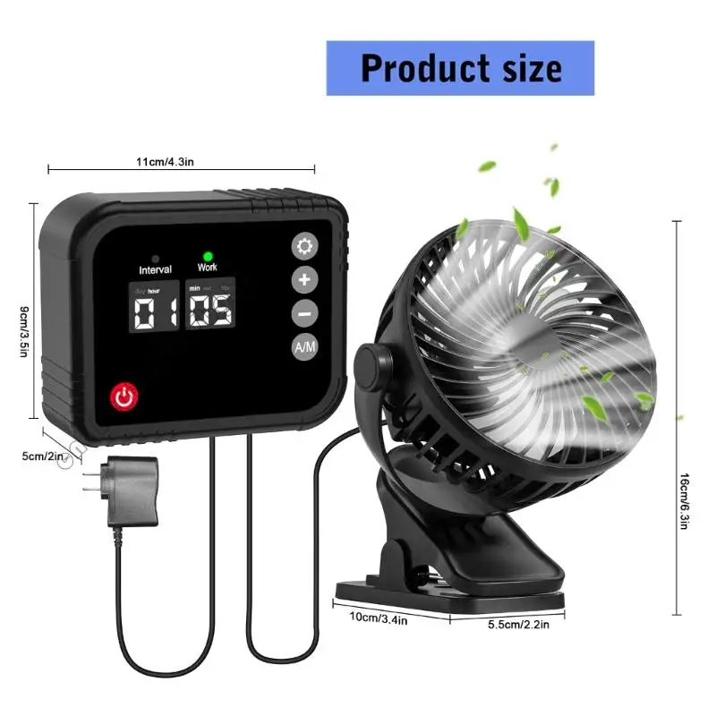 مروحة تبريد للحيوانات الأليفة موفرة للطاقة مع مؤقت ومروحة دفيئة للقطط والكلاب والدواجن أداة تهوية عملية هادئة 4XFB