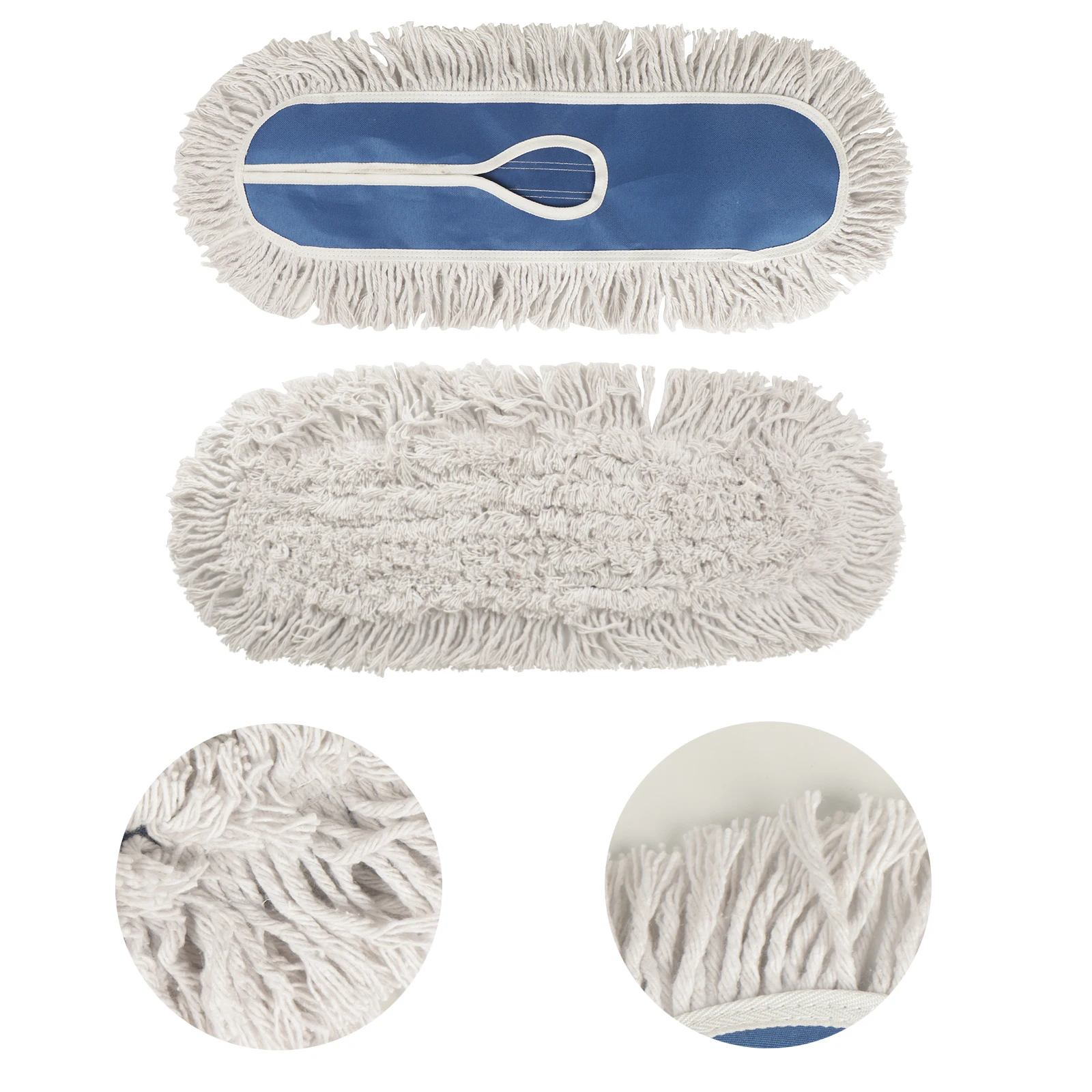 Dust Mop Head Replacement Cotton Yarn Fringe , Reusable Sweeping Refill Pad for Home Kitchen Floor Cleaning