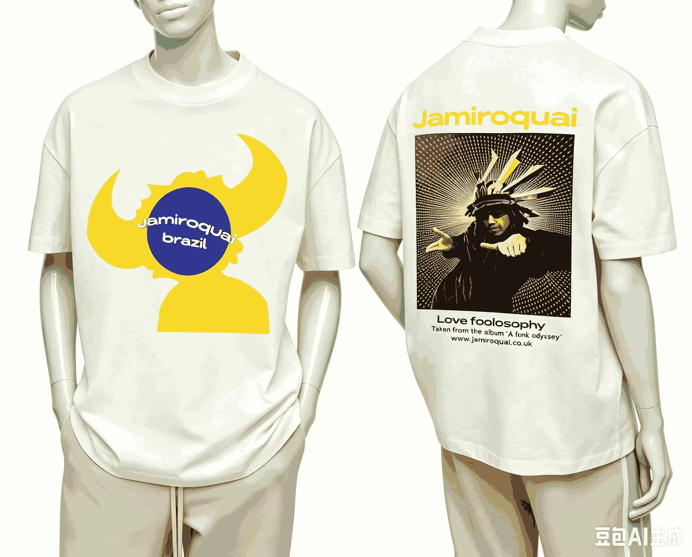 2026 New Jamiroquai Men's and Women's Gift Loose-Sleeved Street Style All-Gender Universal High-Quality T-Shirt