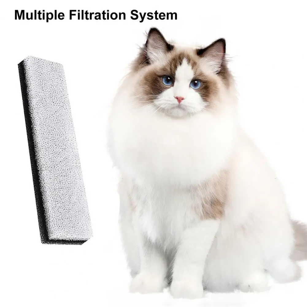 4 Pcs Water Dispenser Filter Strong Adsorption Multi-filtering Odor Removal Pet Activated Carbon Water Filter Pet Cat Supplies