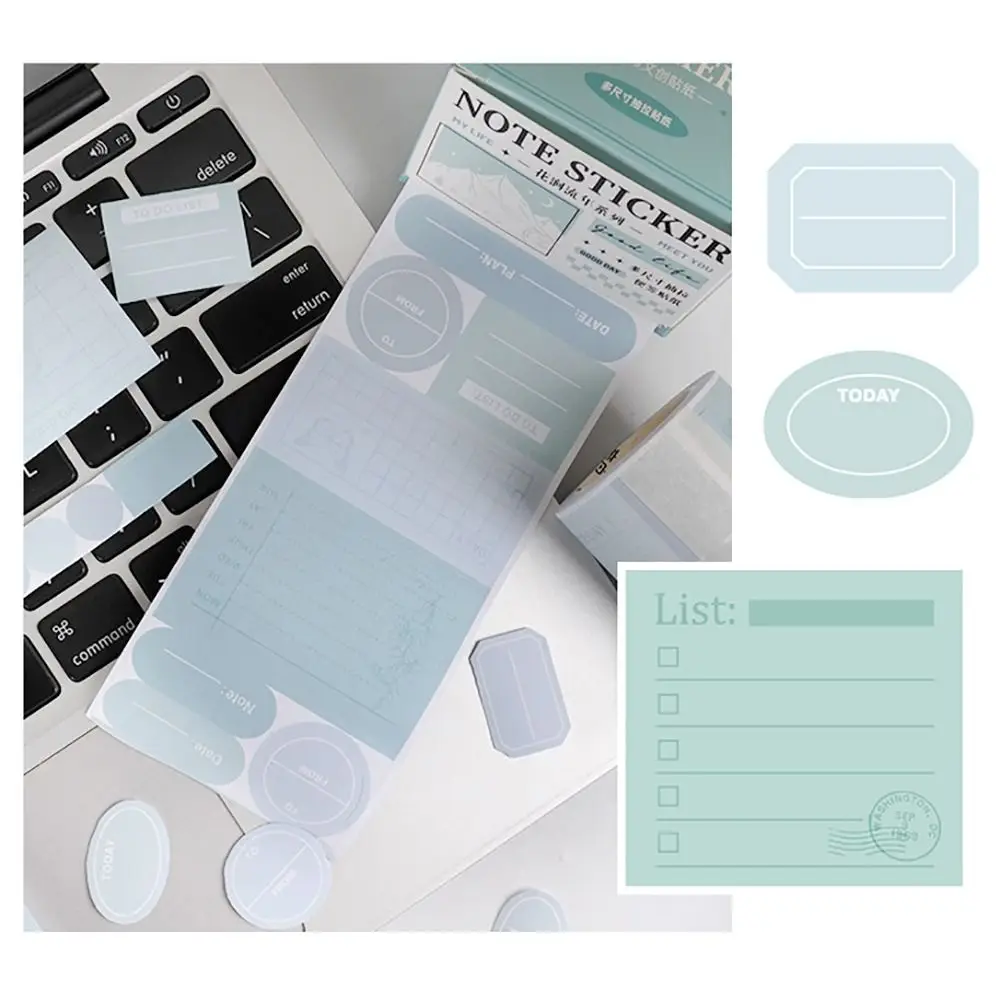 High Quality Pull-out Design Sticky Note Full Adhesive DIY Memo Pad Stationery Multifunctional Tearable Notepad