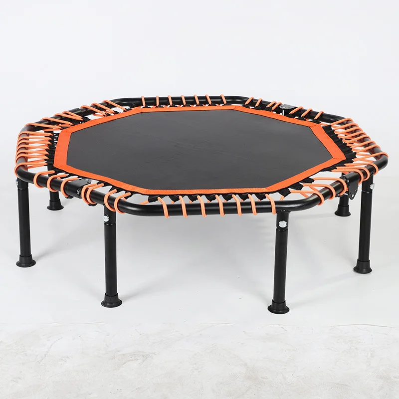 2022 Hot Sales Mini Indoor Trampoline 8 Inches Manufacturers for Kids Home Fitness Training With Armrests