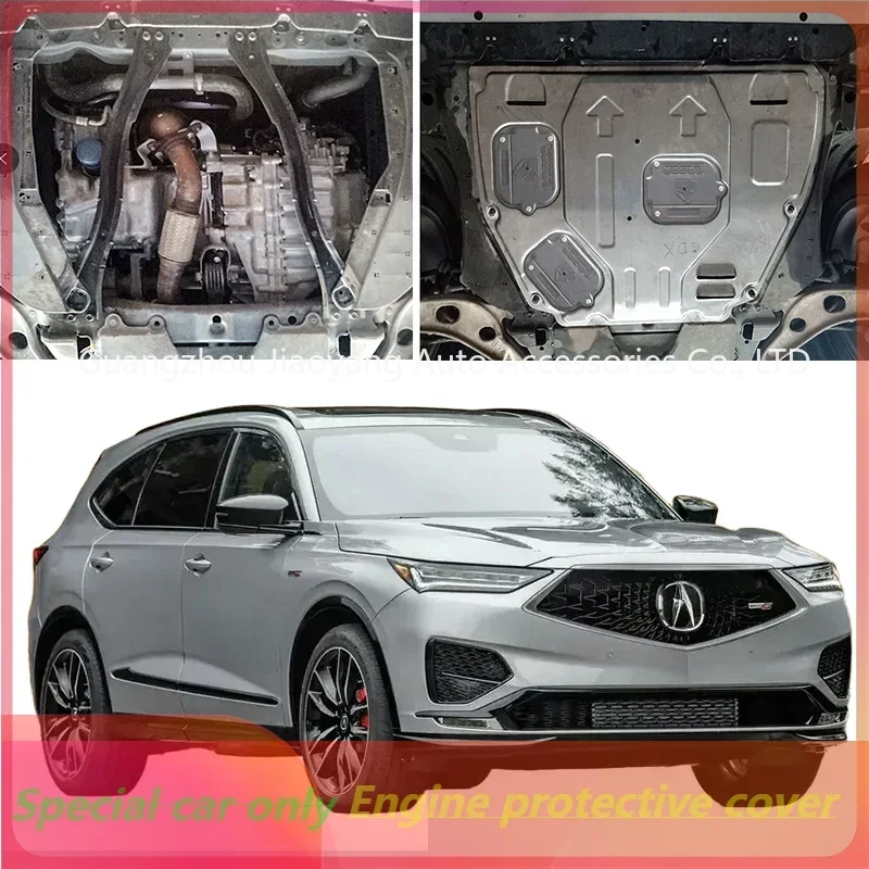 

Высокое качество, черная защита двигателя, брызговик, брызговик, панель брызговика для Acura CDX 2016-2022