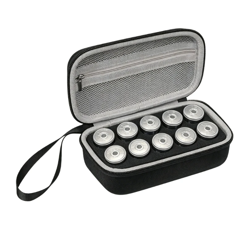 10 Compartment Medicals Storage Case Large Capacity Insulin Vial Protectors Resistant Waterproof Insulin Organizers 4XBB