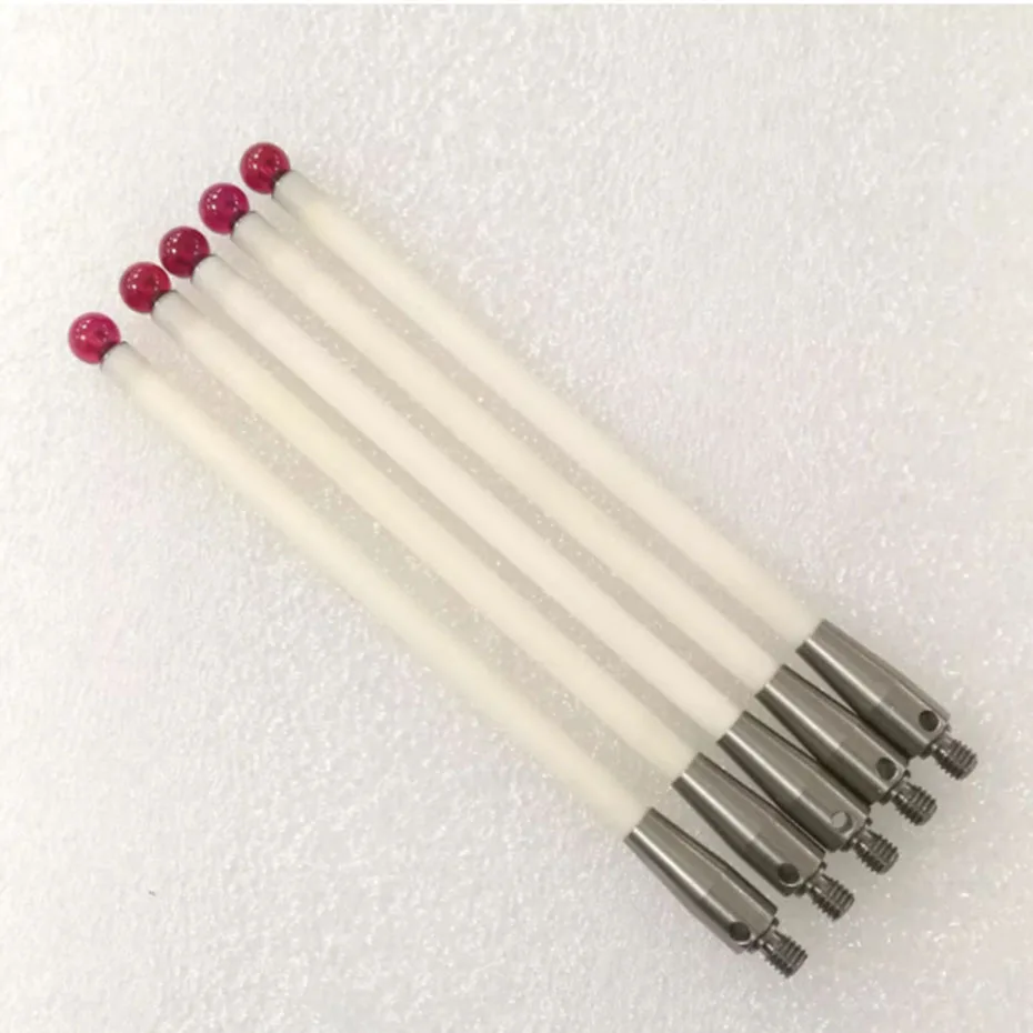 Ruby measuring needle M4 thread CNC machine probe ceramic rod extension rod Ruby measuring needle