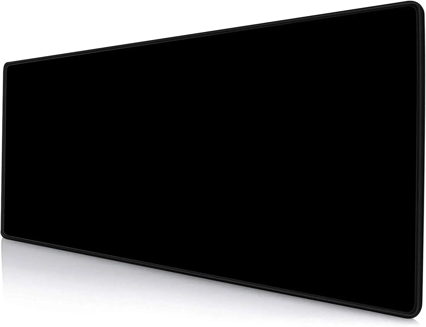 

Black Large Gaming Mouse Pad with Stitched Edges, Extended Desk Mat Non-Slip Rubber Base for Laptop Office Home Computer Use