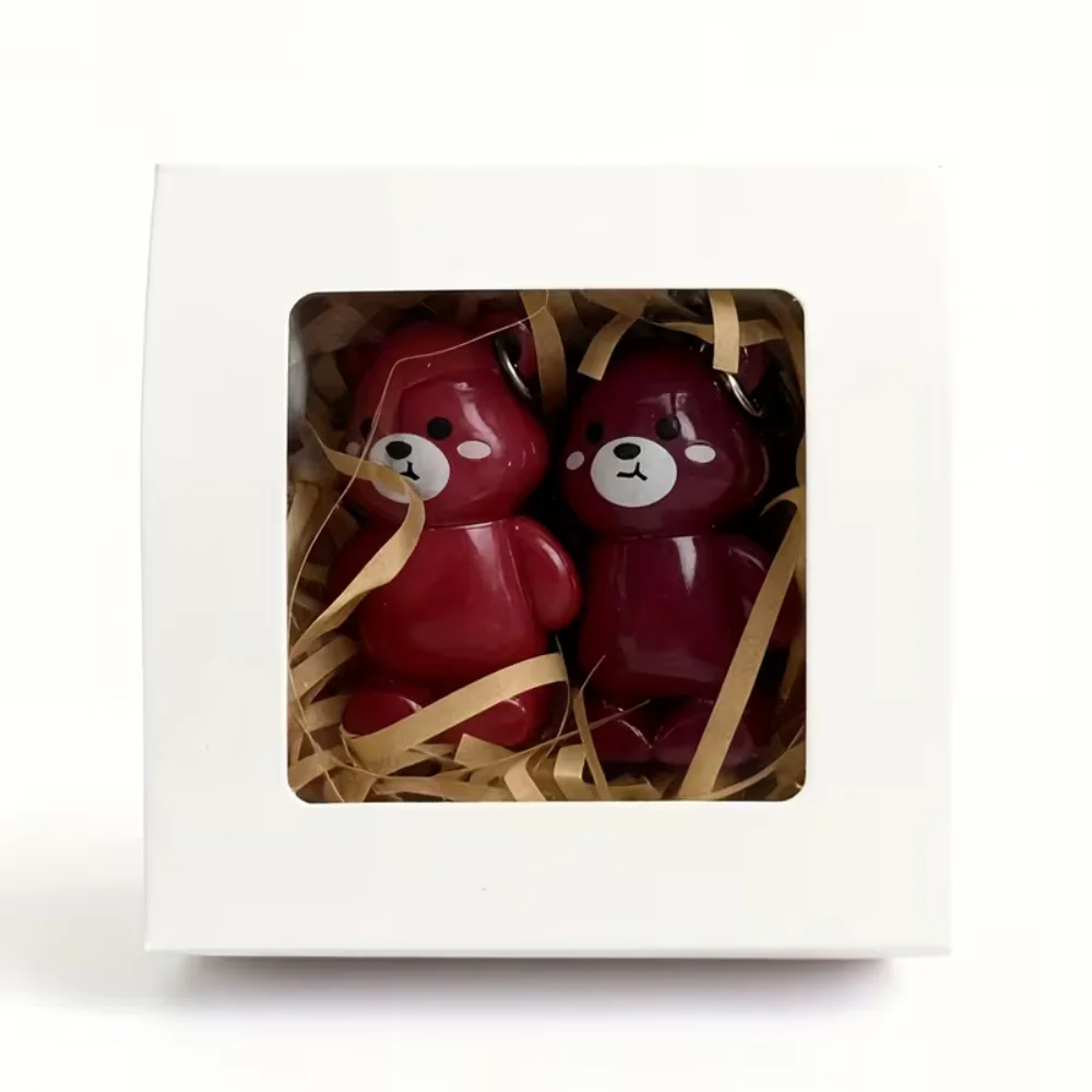 قطعتان من علبة هدايا ملمع الشفاه الصغيرة |   ملمع شفاه أنيق معلق، يدوم طويلاً ولا يبهت، يجب أن يكون لجمال التنقل اليومي