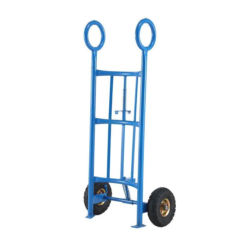 

Yjq oil drum truck hand push barrel hand pull plastic drum forklift