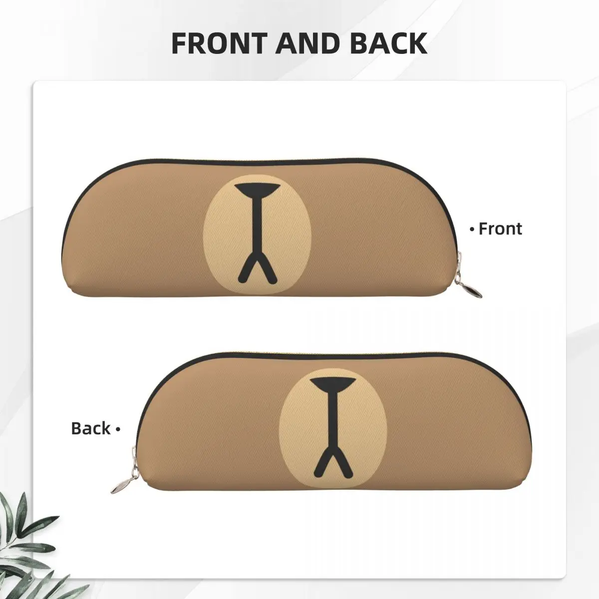 Mocha Bear And Milk B Pencil Cases Pen Holder Storage Stationery Supplies Big Capacity Pen Box Pencil Bag for Boys Girls School