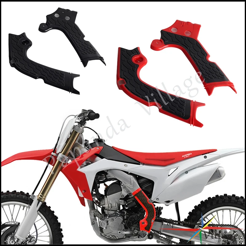 

Motocross Frame Guard Cover For Honda CRF250R CRF250RX CRF300RX CRF450R CRF450RX 2017-2019 Supermoto Plastic Frames Protection