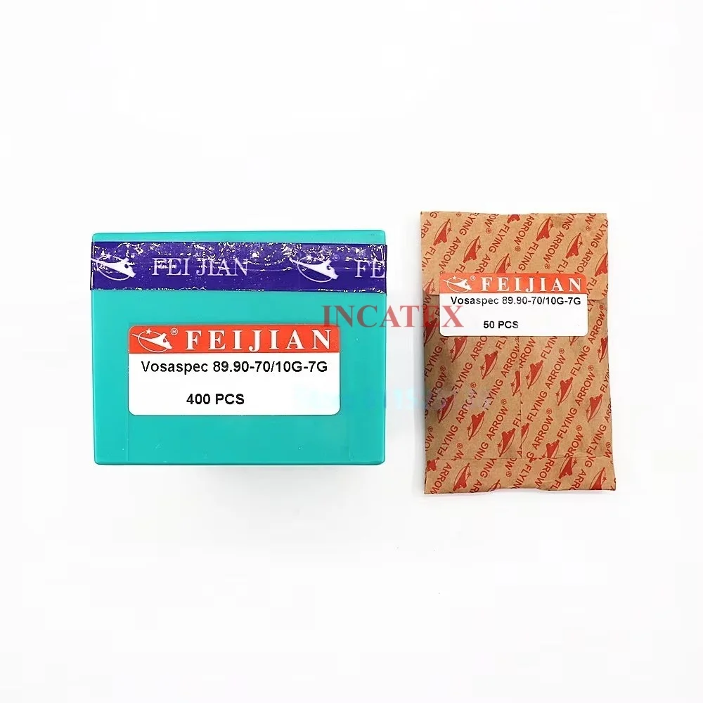 Genuine Feijian Knitting Needle para SHIMA SEIKI Chinese Knitting Machine, Vosa Spec 89.90-70 10G-7G, 400 Pcs
