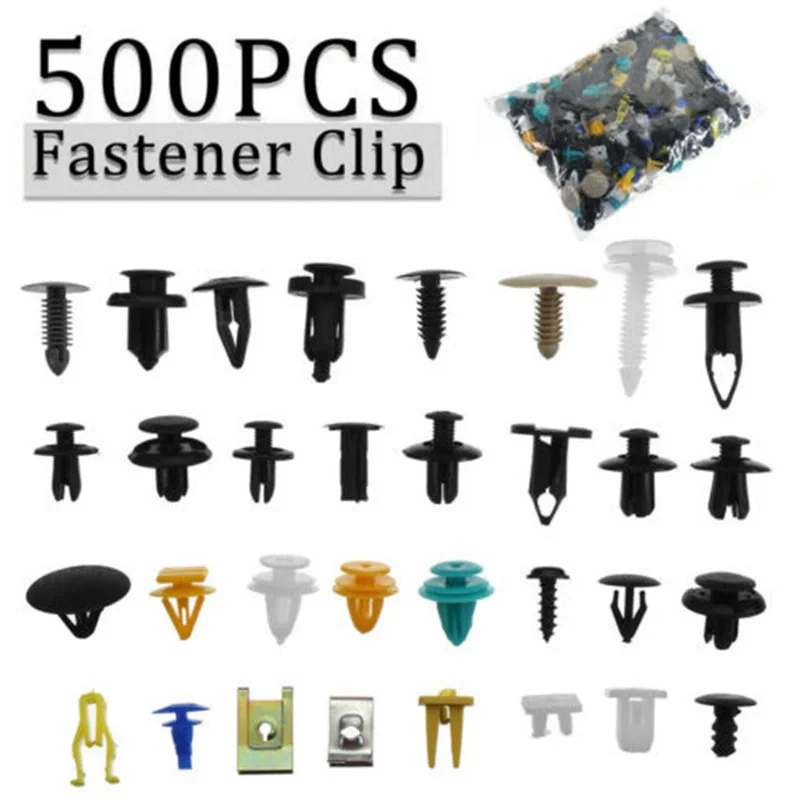 

Universal Mixed Auto Fastener Car Bumper Clips Retainer Car Fastener Rivet Door Panel Liner for All Car Clip Accessories