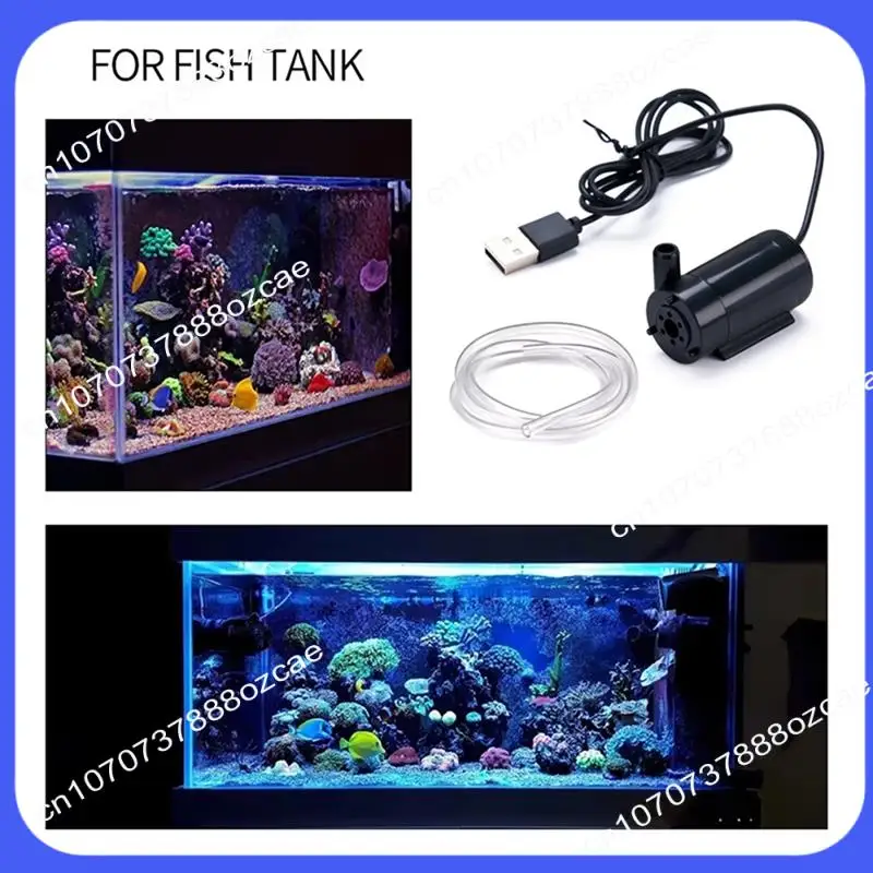 A26P USB Submersible Pump 1M Cable DC Low Voltage Ultra-Quiet Mini Small Water Pump 5V Submersible Pump For Aquarium