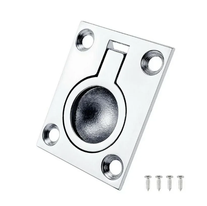 

38X48MM морская нержавеющая лодка-яхта заподлицо подъемная ручка тянуть люк кольцо фурнитура